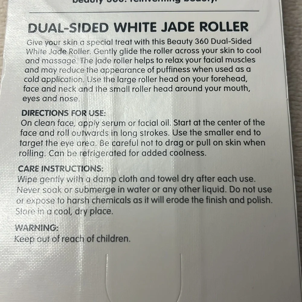 Beauty 360 Dual-Sided Jade Roller